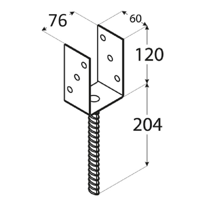 Suport-Stalp-Lemn-76mm-Tip-U-bb