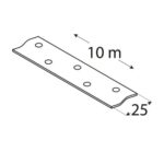 Banda Perforata 25mm x 10m TM1