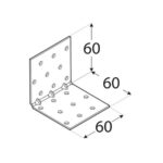 Coltar Lemn Ranforsat 60x60x60x1.5 KMP5