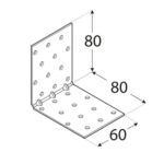 Coltar Lemn Ranforsat 80x80x60x1.5 KMP8