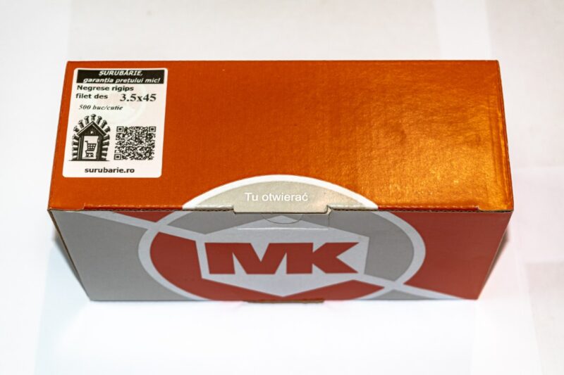 Negrese – suruburi gips carton cu filet des 3.5×45 – 500buc/cutie