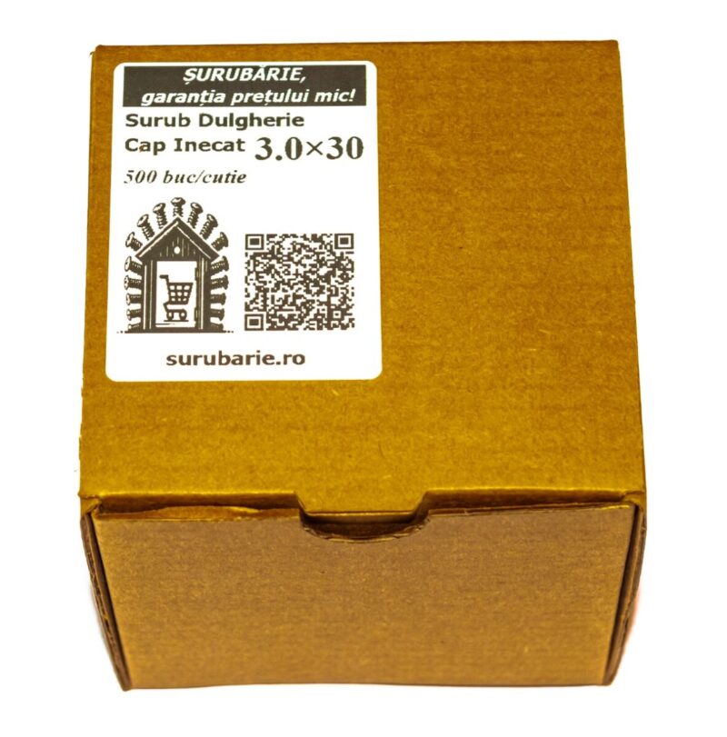 suruburi-dulgherie-cap-inecat-3x30mm-500buc-cutie Suruburi Dulgherie Cap Inecat 3x30mm – 500buc/cutie