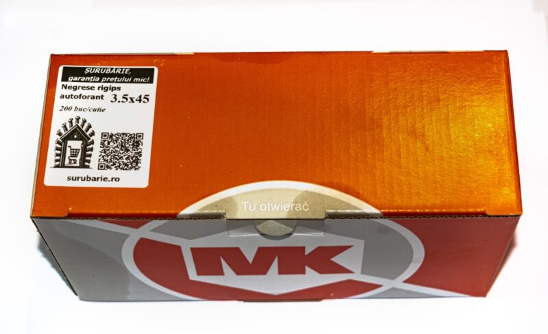 Suruburi Gips-carton Autoforante 3.5×45 mm – 500buc/cutie