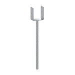 Suport Stalp Lemn 101mm Tip U PS100U/500