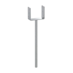 Suport Stalp Lemn 141mm Tip U PS140U/500