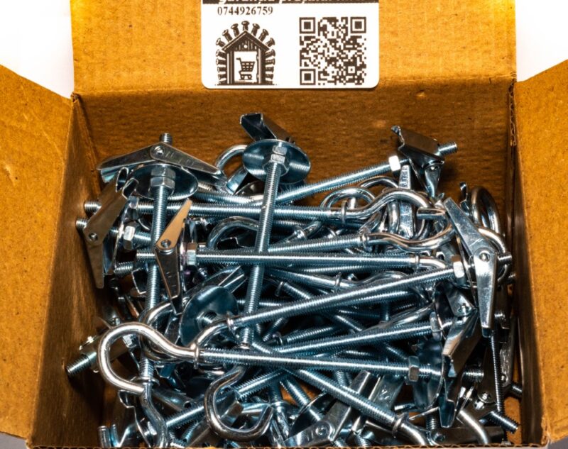 Ancora Basculanta cu Carlig Tip Z M4x75mm – 50 buc/cutie