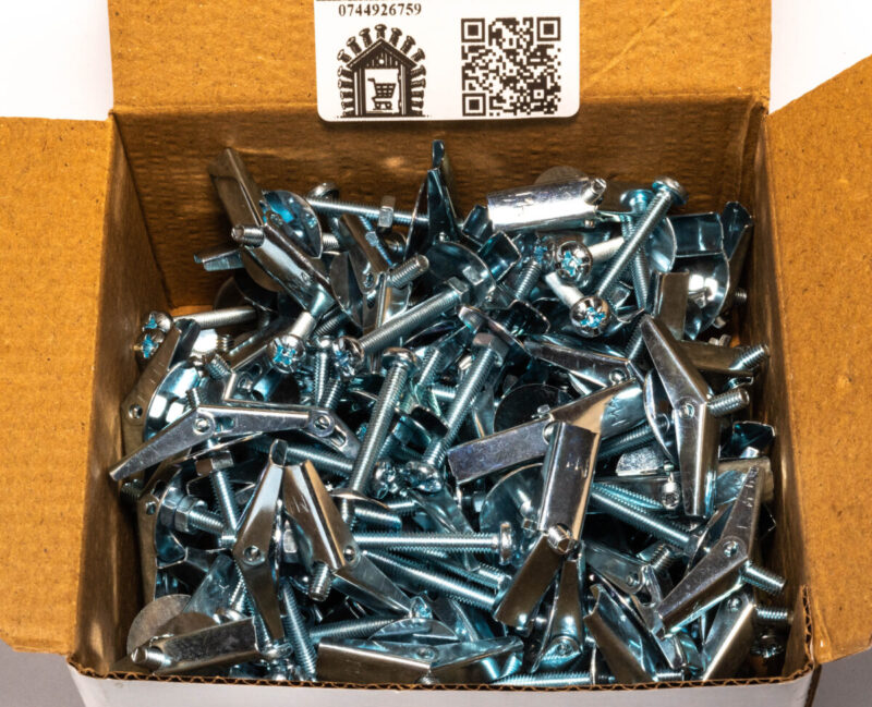 Ancora Basculanta cu Surub si Saiba M5x80mm – 100buc/cutie