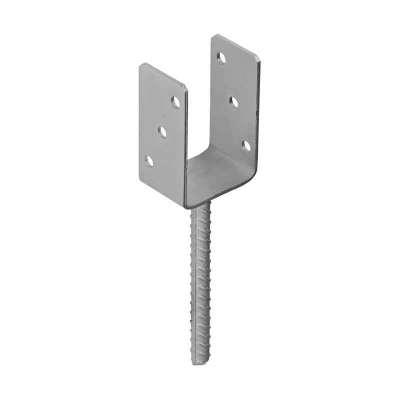 suport-stalp-lemn-81-mm-tip-u-cu-tija-ps80u-2 Suport Stalp Lemn 81 mm Tip U cu Tija PS80U