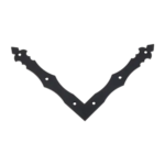 Coltar Plat Decorativ 200x200x30x3 NAD2C, Negru