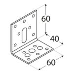 Coltar Reglabil 40x60x60x2.5 KR2