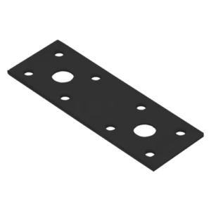 Conector Plat Decorativ 100x35x2.5 LP1C, Negru