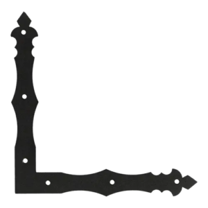 Coltar Plat Decorativ 300x300x40x4 NAD4C, Negru