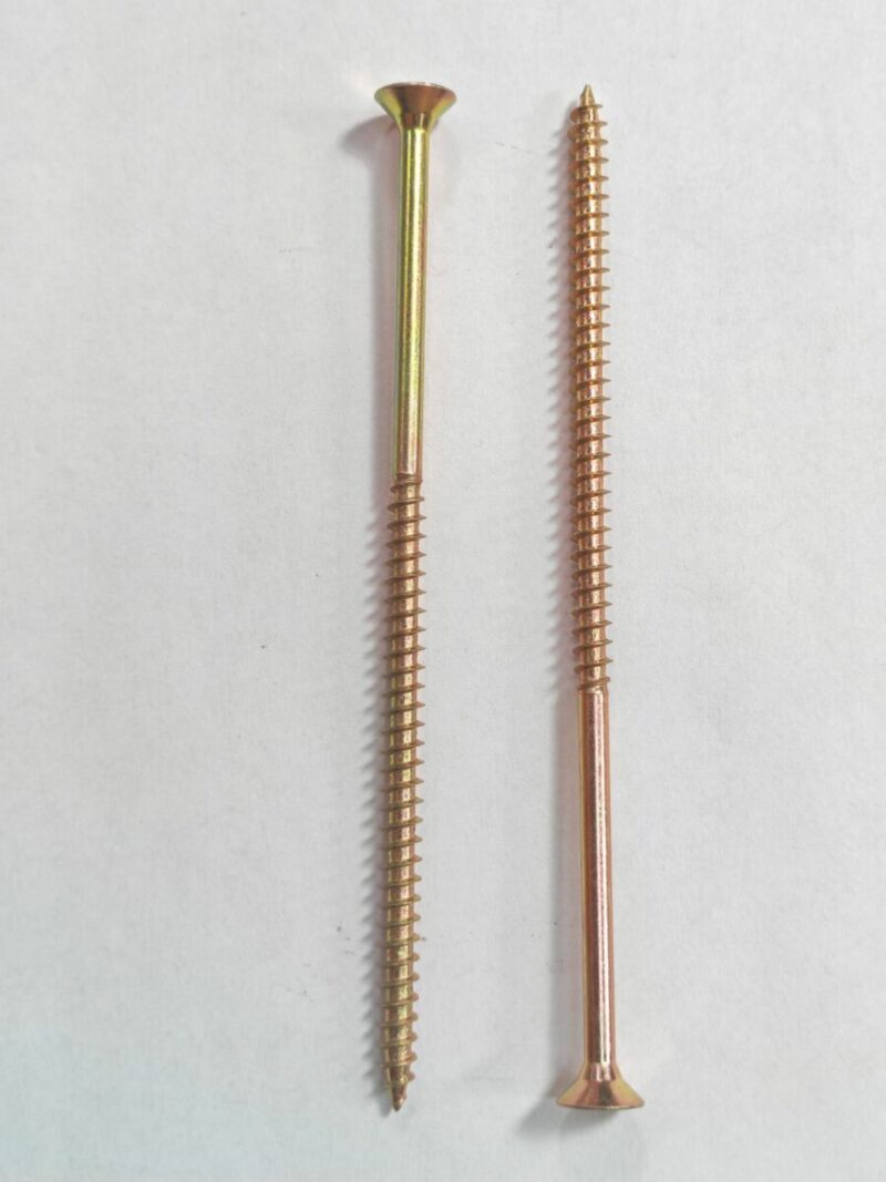Holsuruburi Lemn Cap Inecat 5x120mm – 100buc/cutie