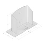 suport-stalp-baza-despicata-psd200-2 Suport Stalp Baza Despicata PSD200