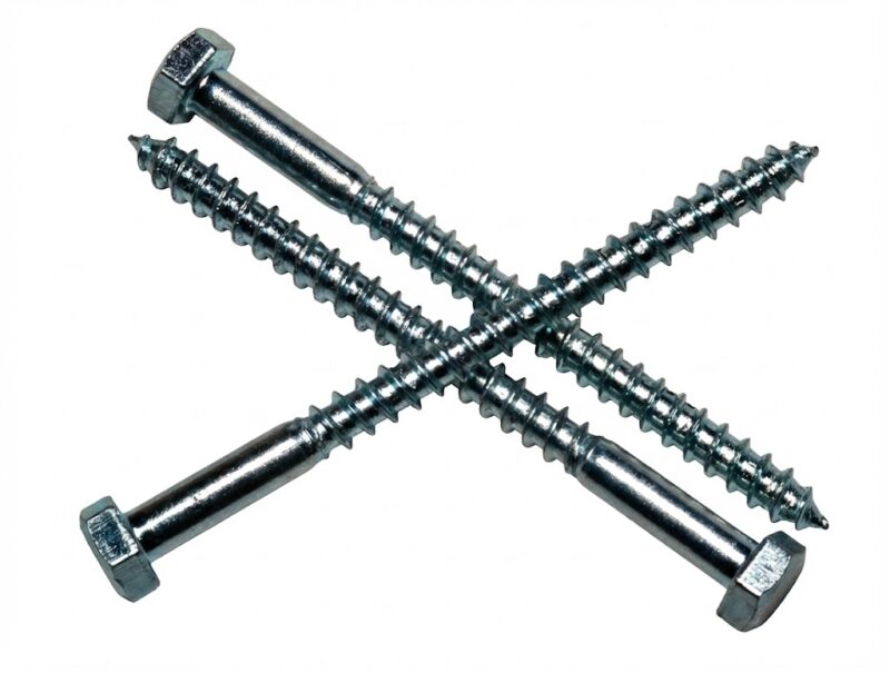 Holsuruburi Lemn Cap Hexagonal 8×80 – 75buc/cutie