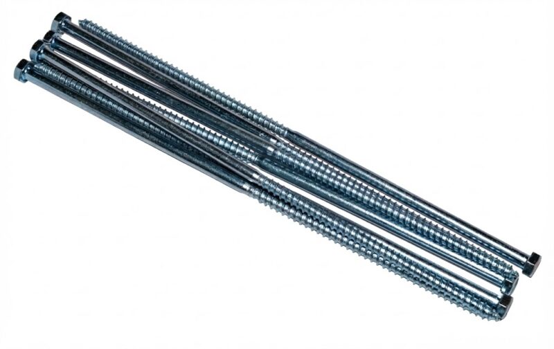 Holsuruburi Lemn Cap Hexagonal 8x160mm – 50buc/cutie