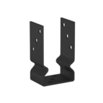 Suport Stalp 71 mm Tip U cu Nervura PSOZ70 Negru