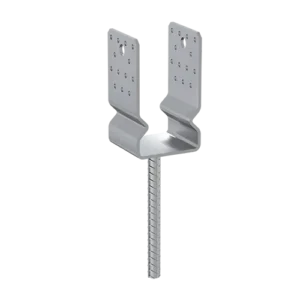 Suport Stalp Lemn 100mm Tip U PSSZ100 Galvanizat la Cald