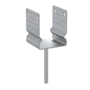 Suport Stalp Lemn 160mm Tip U PSSZ160 Galvanizat la Cald