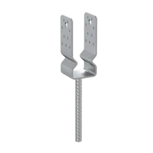 Suport Stalp Lemn 60mm Tip U PSSZ60 Galvanizat la Cald