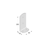 Suport Stalp Lemn Baza Minimalista PSC90