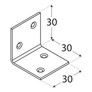 KS1 – Colțar lat 30x30x30x1,5 mm