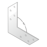 NAS 120 - Colțar plat tip V 120x120x35x2,0 mm NAS 120 – Colțar plat tip V 120x120x35x2,0 mm