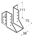 4502_w.png Papuc Grinda Tip A 38x111x75x2 mm Zincat Argintiu WB2