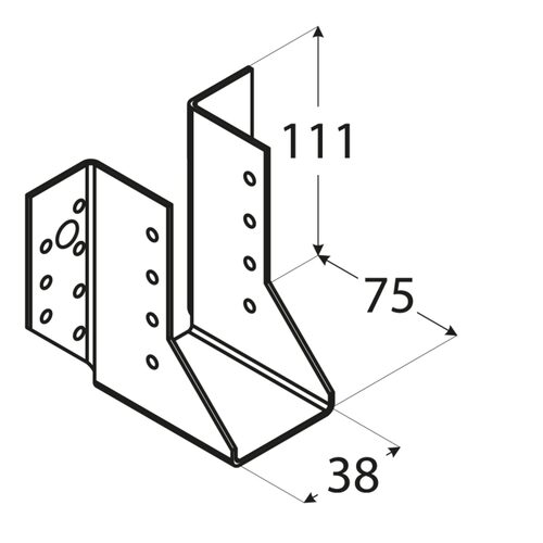 4502_w.png Papuc Grinda Tip A 38x111x75x2 mm Zincat Argintiu WB2
