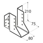 4529_w.png Papuc Grinda Tip A 80x210x75x2 mm Zincat Argintiu WB29