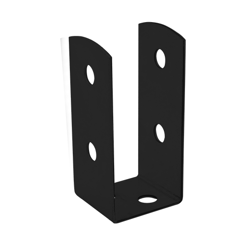 49400453_zb.png Suport Stalp Lemn Tip U cu Baza Mascata pentru Beton 45x45x100x2 mm Antracit PSOL45