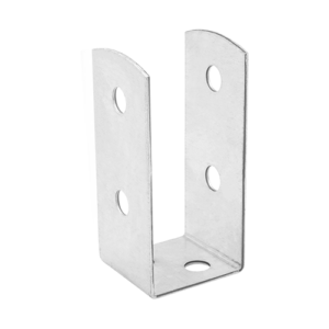 Suport Stalp Lemn Tip U cu Baza Mascata pentru Beton 45x45x100x2 mm PSOL45