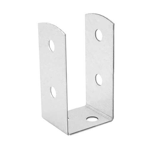 Suport Stalp Lemn Tip U cu Baza Mascata pentru Beton 51x45x100x2 mm PSOL50