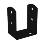 49400902_zb.png Suport Stâlp Lemn 90 mm Tip U PSOL 90, Vopsit Negru