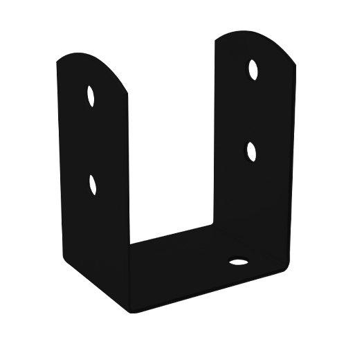 49400902_zb.png Suport Stâlp Lemn 90 mm Tip U PSOL 90, Vopsit Negru