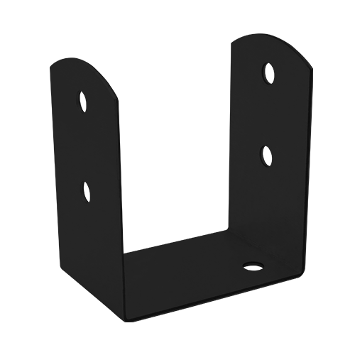 Suport Stalp Lemn 100mm Tip U PSOL100, Vopsit Antracit