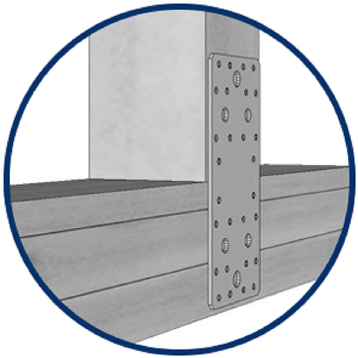 Placa Perforata 200x80x2 PP9 - 3 Placa Perforata 200x80x2 PP9