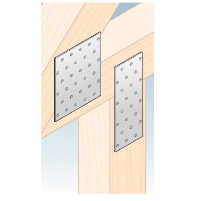 Placa Perforata 200x80x2 PP9 - 2 Placa Perforata 200x80x2 PP9