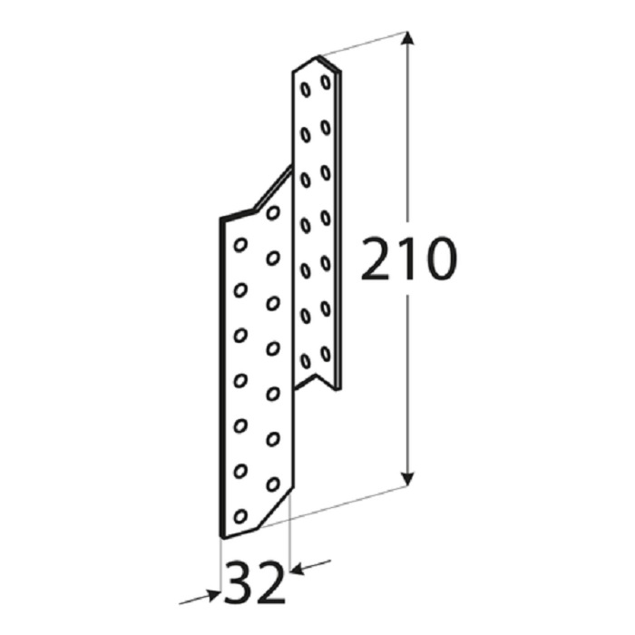 Ancora Pana Caprior Stanga 32x210x2 LK3 - 1 Ancora Pana Caprior Stanga 32x210x2 LK3