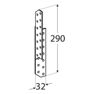 Ancora Pana Caprior Dreapta 32x290x2 LK8