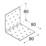 Coltar Lemn Ranforsat 80x80x80x1.5 KMP9 - 1 Coltar Lemn Ranforsat 80x80x80x1.5 KMP9