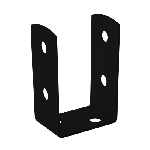 Suport Stalp Lemn 60mm Tip U cu Baza Mascata PSOL60 Vopsit Antracit Suport Stalp Lemn 60mm Tip U cu Baza Mascata PSOL60 Vopsit Antracit