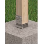 Suport Stalp 140 mm Tip U cu Nervura PSSOZ140 - 3 Suport Stalp 140 mm Tip U cu Nervura PSSOZ140