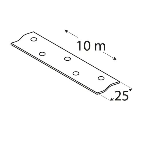 Banda Perforata 25mm x 10m TM1 - 1 Banda Perforata 25mm x 10m TM1