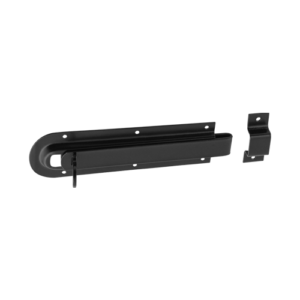 Zavor Plat Glisant pentru Usi si Obloane 160x46x1 mm Negru WZD160