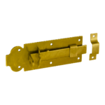 Zavor Poarta cu Tija Dreapta si Ochi pentru Lacat 180x65x6 mm Zincat Galben WZP180