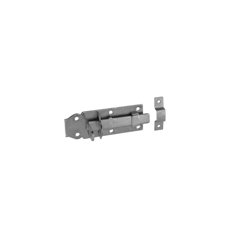 Zavor Poarta cu Tija Dreapta si Ochi pentru Lacat 120x45x5 mm Zincat Argintiu WZP120 Zavor Poarta cu Tija Dreapta si Ochi pentru Lacat 120x45x5 mm Zincat Argintiu WZP120