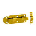 Zavor Poarta cu Tija Dreapta 80x30x3 mm Zincat Galben WZP80