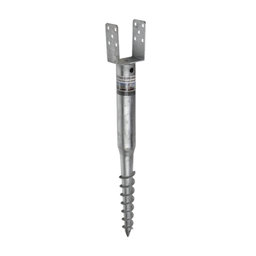 Suport Stalp Lemn Insurubabil in Pamant 120 mm Tip U 865 mm PWU 120/865