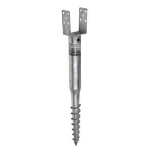Suport Stalp Lemn Insurubabil in Pamant 100 mm Tip U 865 mm PWU 100/865